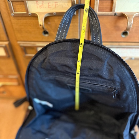 Tignanello Black Leather Backpack - Picture 10 of 16